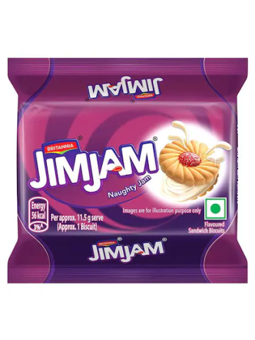 Britannia Jimjam Sandwich Biscuits 138 g